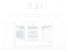 Tablet Screenshot of haiku.fr